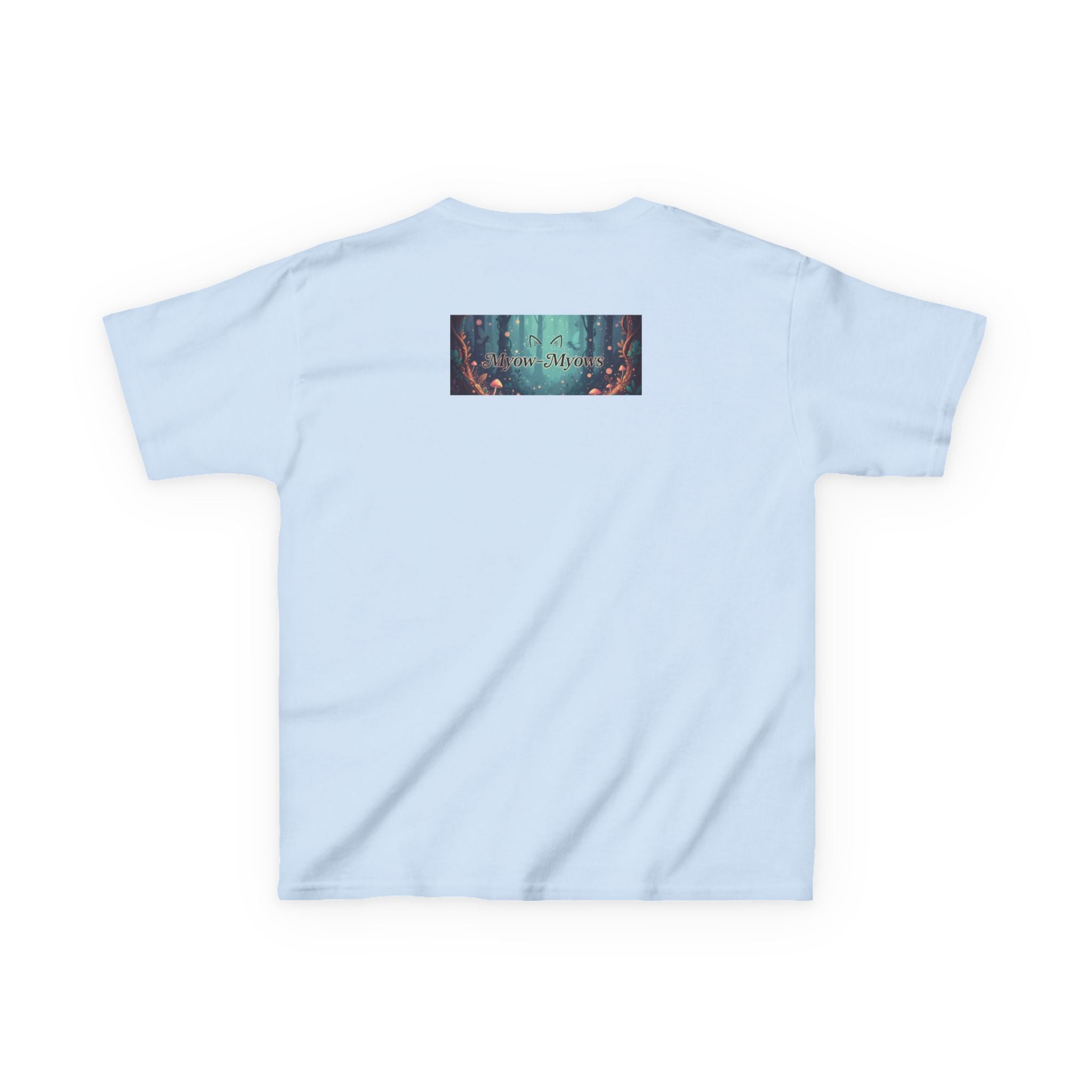 Whimsical Cat Tee for Kids, Fun Animal Shirt, Birthday Gift, Playful Kids Apparel, Pet Lover Tee