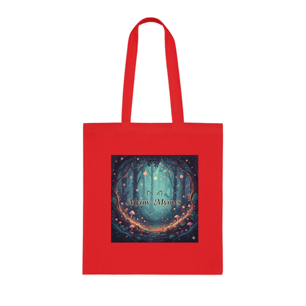 Whimsical Cat-Themed Cotton Tote Bag, Perfect for Cat Lovers, Eco-Friendly Shopping Bag, Gift for Birthdays & Holidays, Mew Mew Design