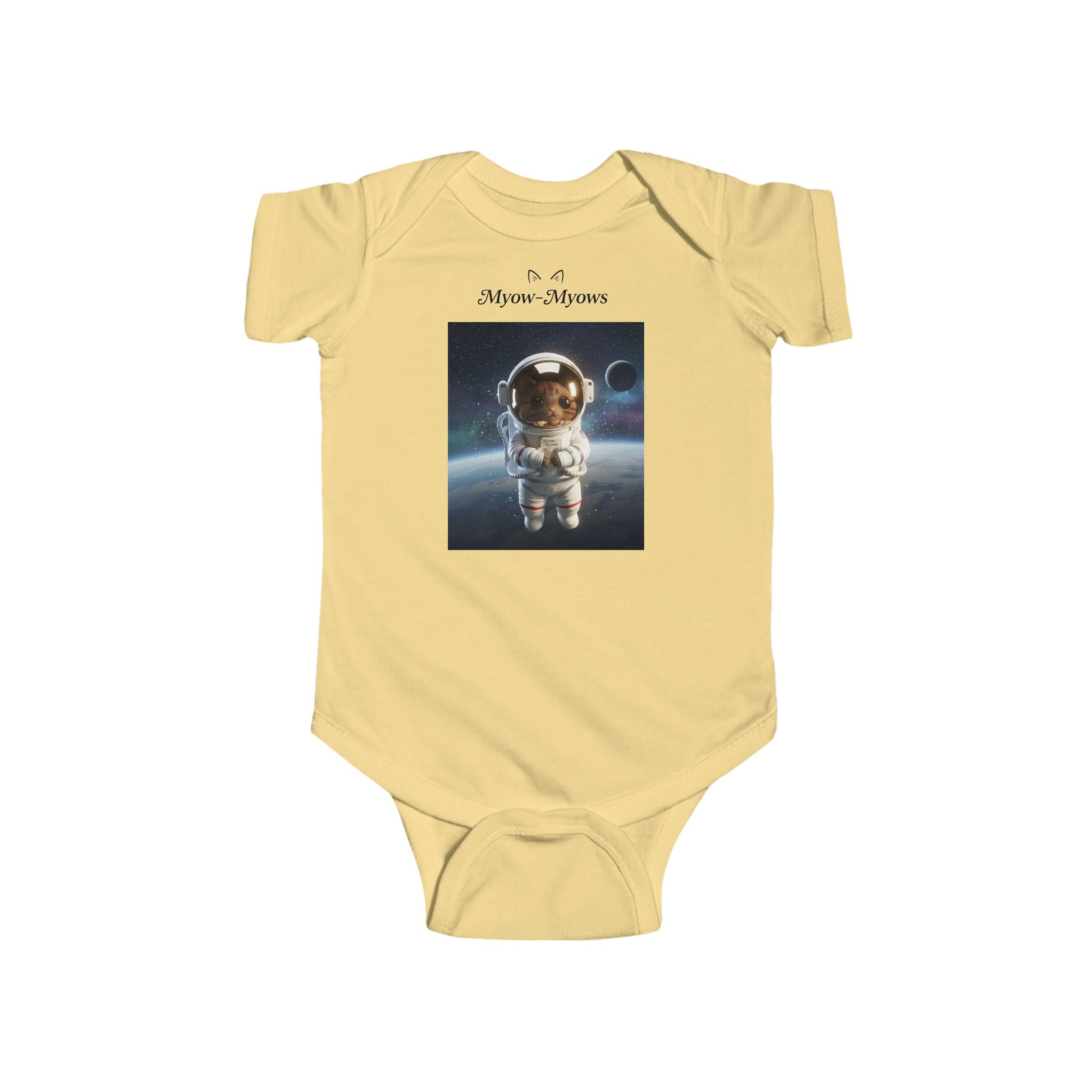 Myow-Myows Themed Infant Bodysuit, Baby Shower Gift, Cute Baby Outfit, Toddler Onesie, Unique Baby Apparel