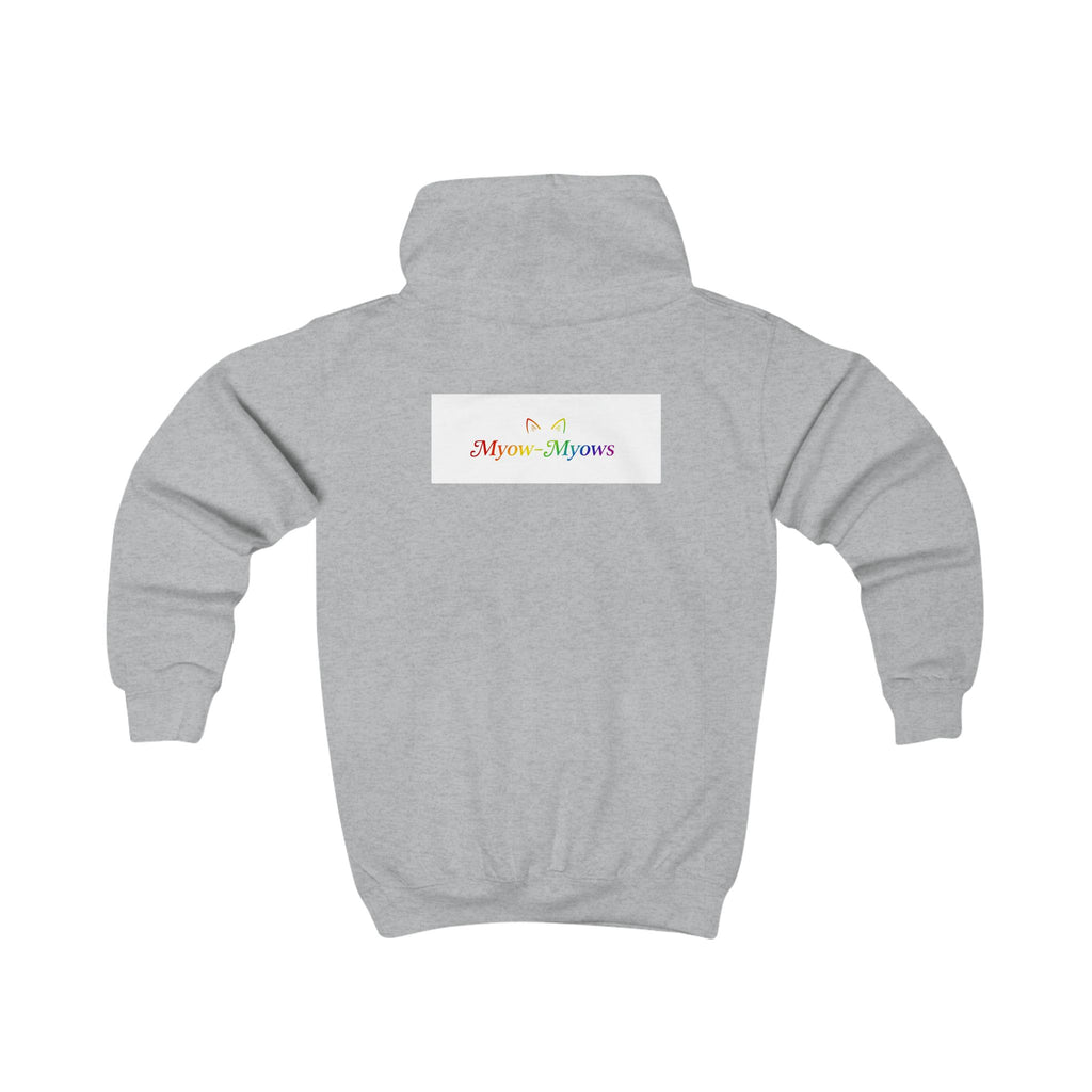 Kids Hoodie, Cat Design, Cute Cat Sweatshirt, Cat Lover Gift, Kids Fall Apparel