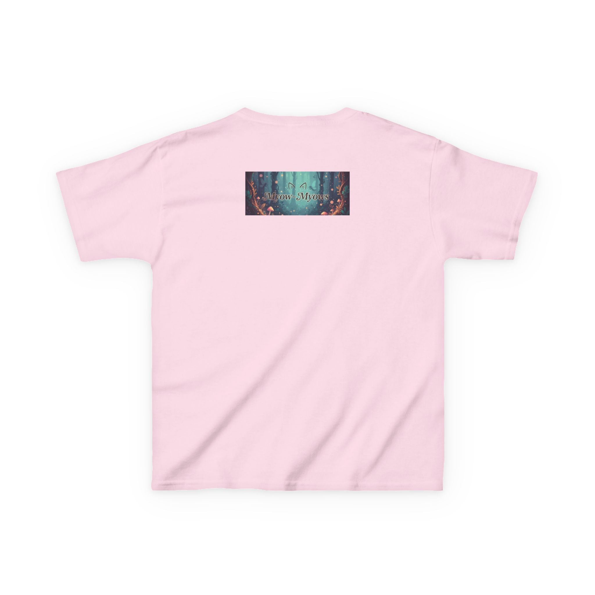 Whimsical Cat Tee for Kids, Fun Animal Shirt, Birthday Gift, Playful Kids Apparel, Pet Lover Tee