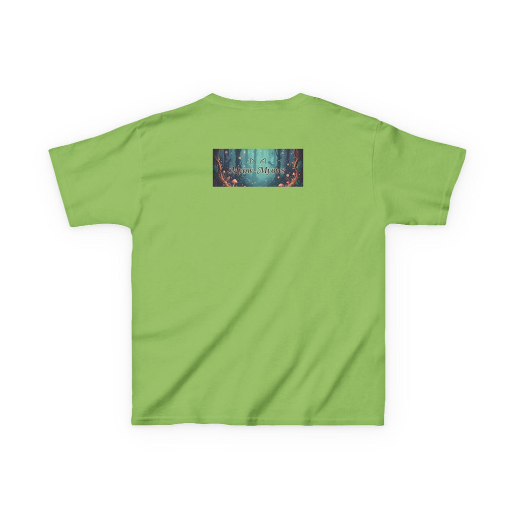 Whimsical Cat Tee for Kids, Fun Animal Shirt, Birthday Gift, Playful Kids Apparel, Pet Lover Tee