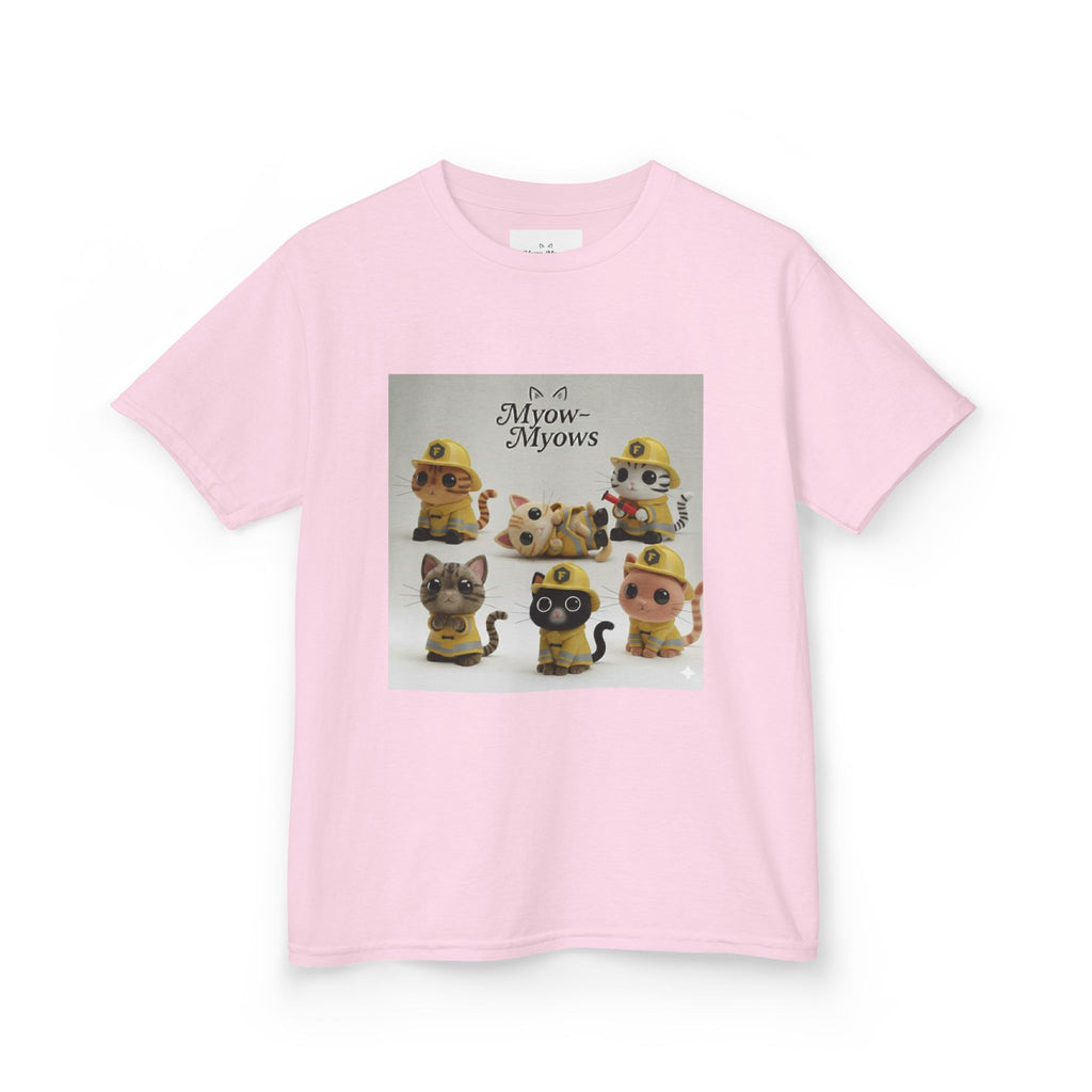 Whimsical Cat Tee for Kids, Fun Animal Shirt, Birthday Gift, Playful Kids Apparel, Pet Lover Tee