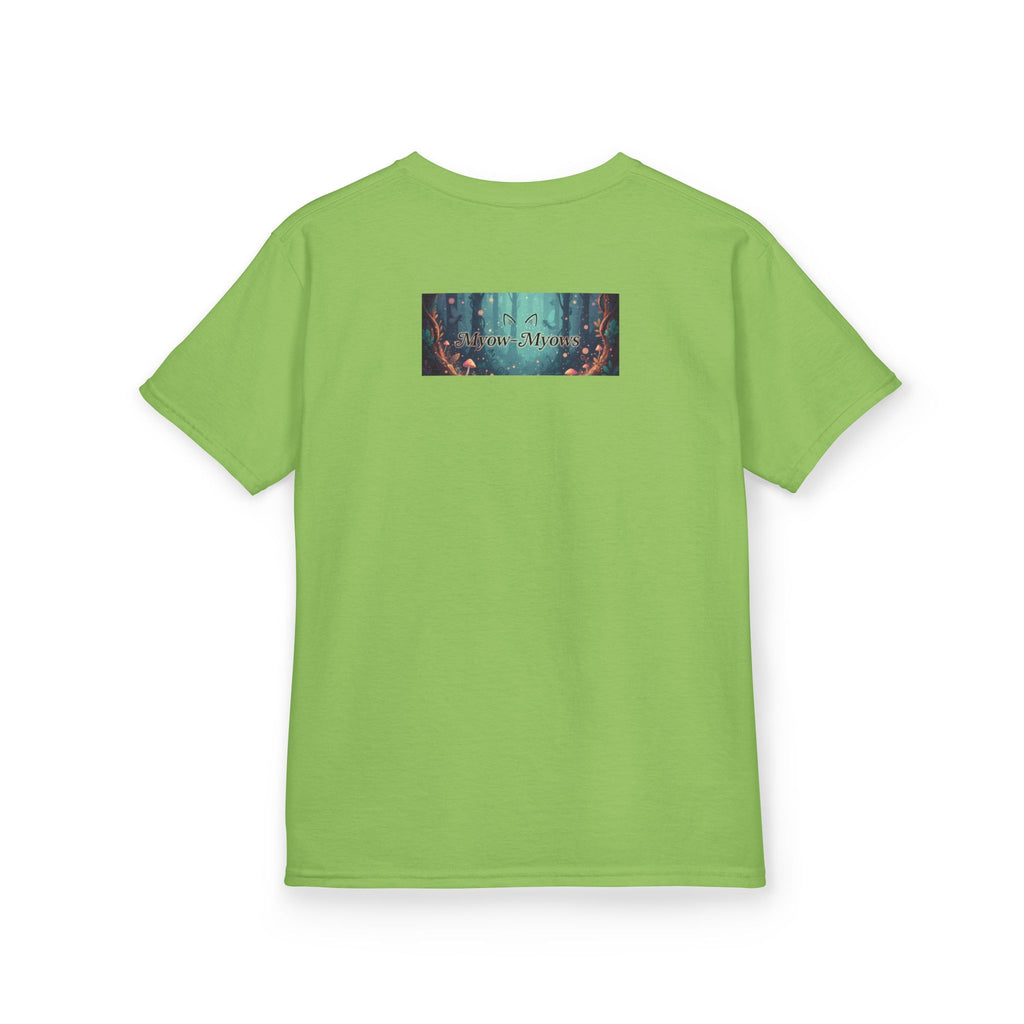 Whimsical Cat Tee for Kids, Fun Animal Shirt, Birthday Gift, Playful Kids Apparel, Pet Lover Tee