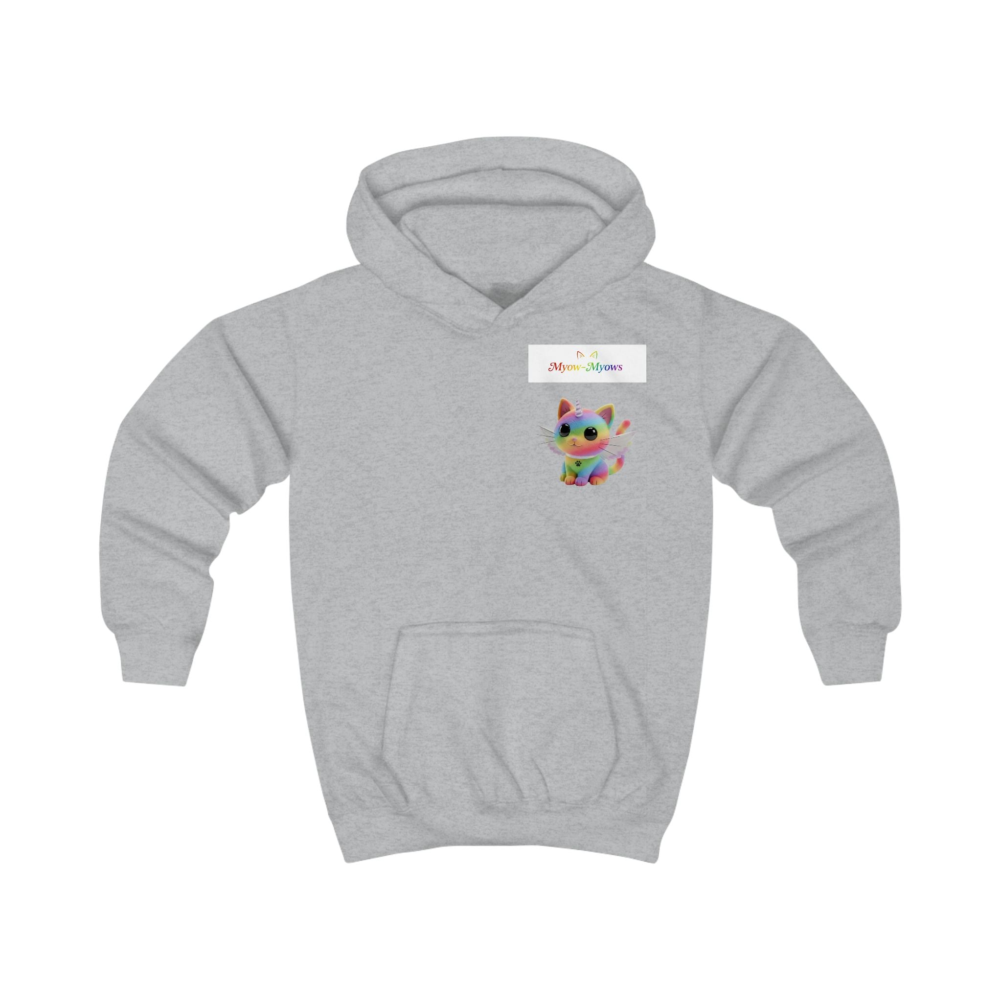 Kids Hoodie, Cat Design, Cute Cat Sweatshirt, Cat Lover Gift, Kids Fall Apparel