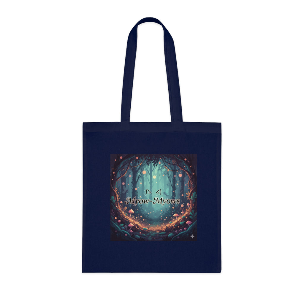 Whimsical Cat-Themed Cotton Tote Bag, Perfect for Cat Lovers, Eco-Friendly Shopping Bag, Gift for Birthdays & Holidays, Mew Mew Design