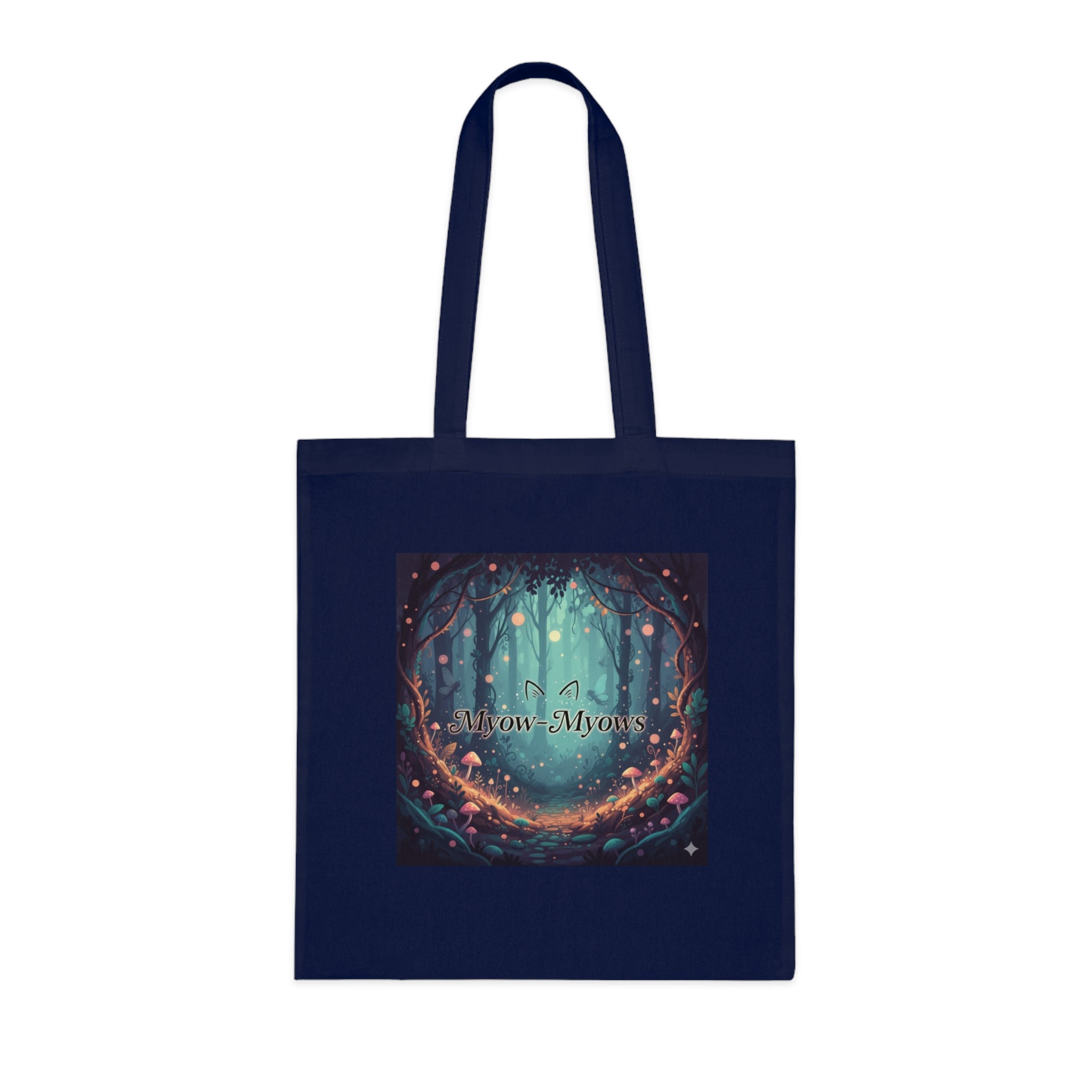 Whimsical Cat-Themed Cotton Tote Bag, Perfect for Cat Lovers, Eco-Friendly Shopping Bag, Gift for Birthdays & Holidays, Mew Mew Design