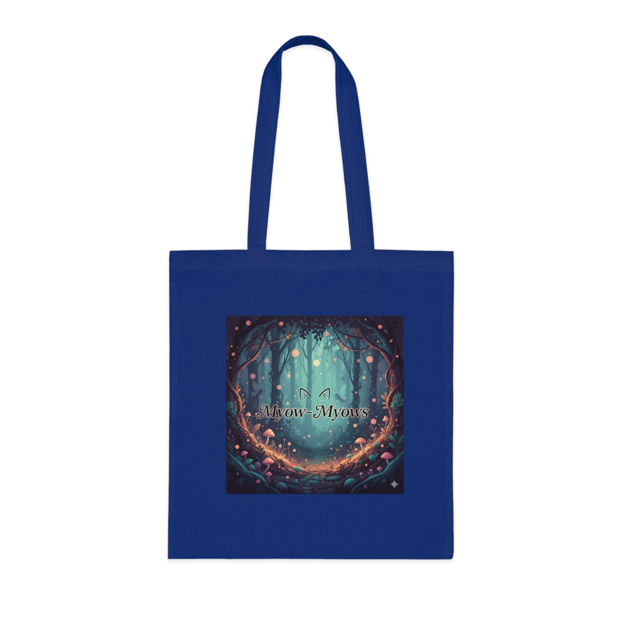 Whimsical Cat-Themed Cotton Tote Bag, Perfect for Cat Lovers, Eco-Friendly Shopping Bag, Gift for Birthdays & Holidays, Mew Mew Design