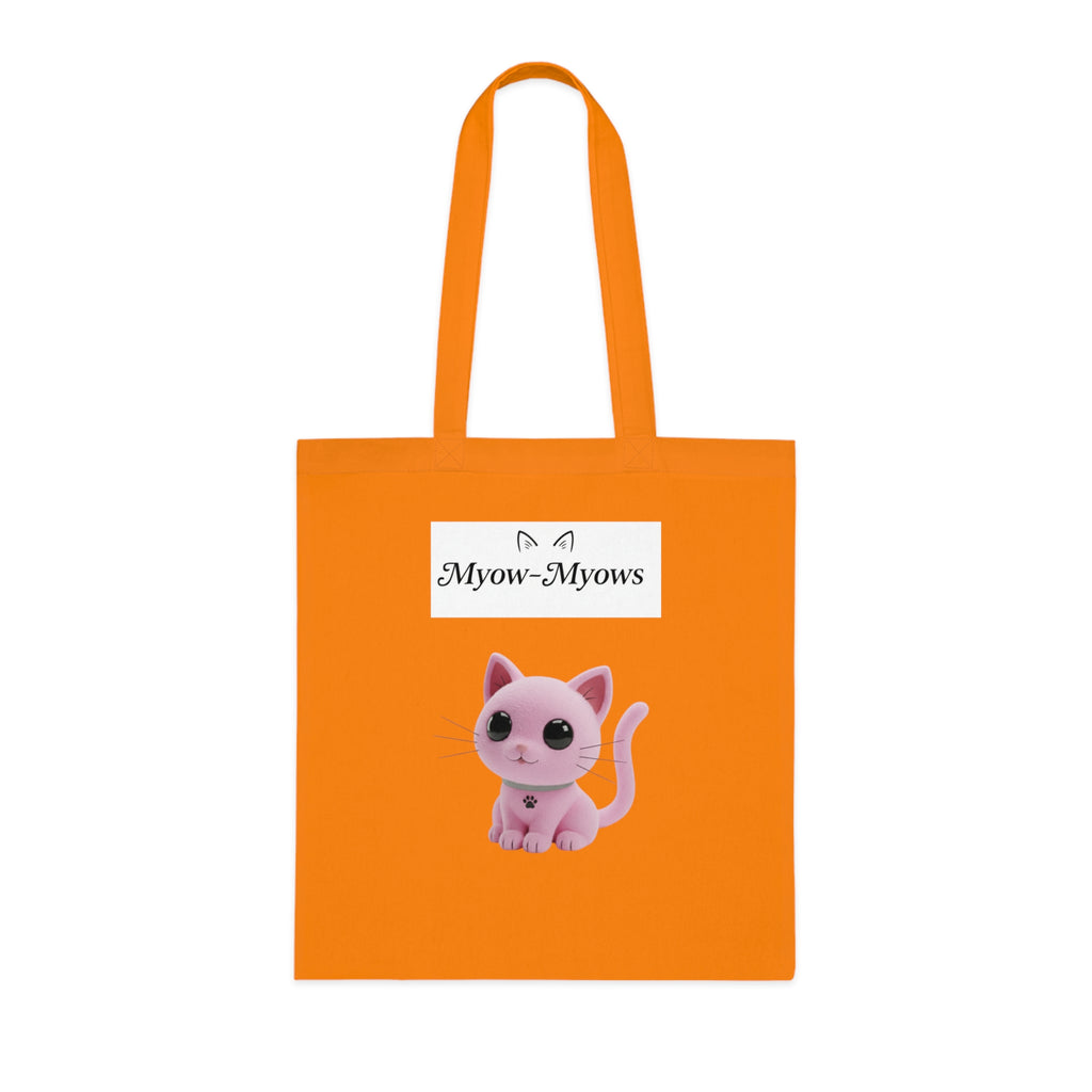Cute Cat Graphic Cotton Tote Bag | Eco-Friendly Animal Lover Gift, Reusable Shopping Bag, Stylish Grocery Tote, Pet Owner Accessory