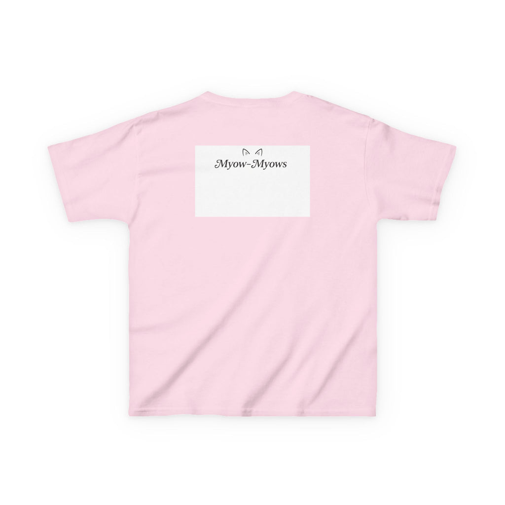 Whimsical Cat Tee for Kids, Fun Animal Shirt, Birthday Gift, Playful Kids Apparel, Pet Lover Tee