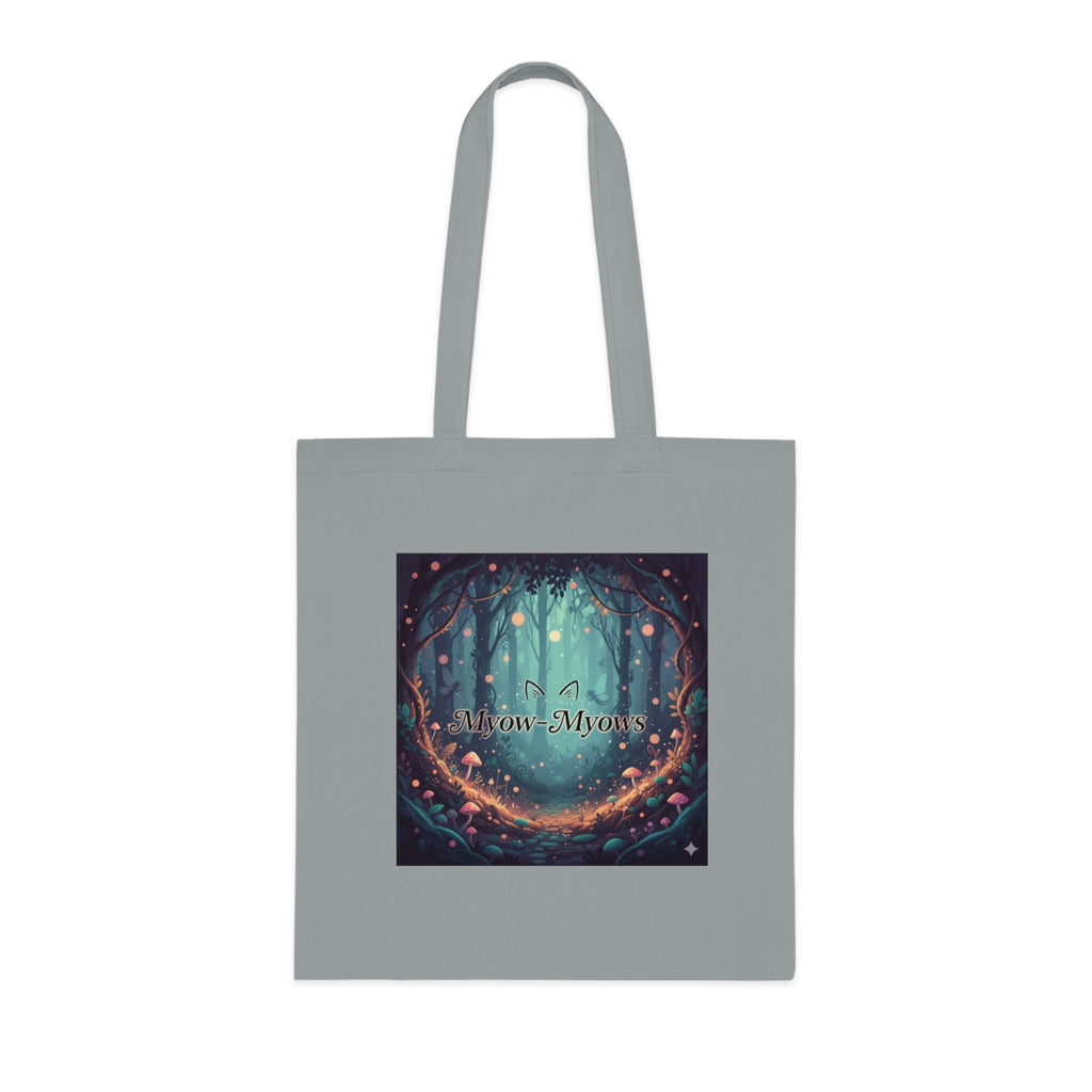 Whimsical Cat-Themed Cotton Tote Bag, Perfect for Cat Lovers, Eco-Friendly Shopping Bag, Gift for Birthdays & Holidays, Mew Mew Design