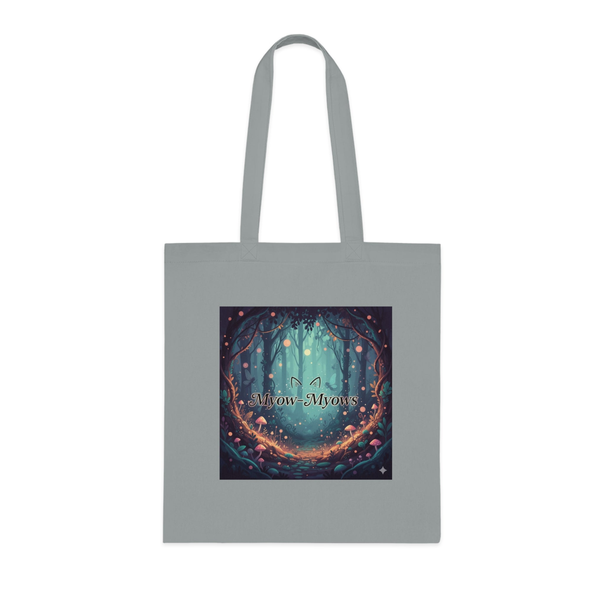 Whimsical Cat-Themed Cotton Tote Bag, Perfect for Cat Lovers, Eco-Friendly Shopping Bag, Gift for Birthdays & Holidays, Mew Mew Design