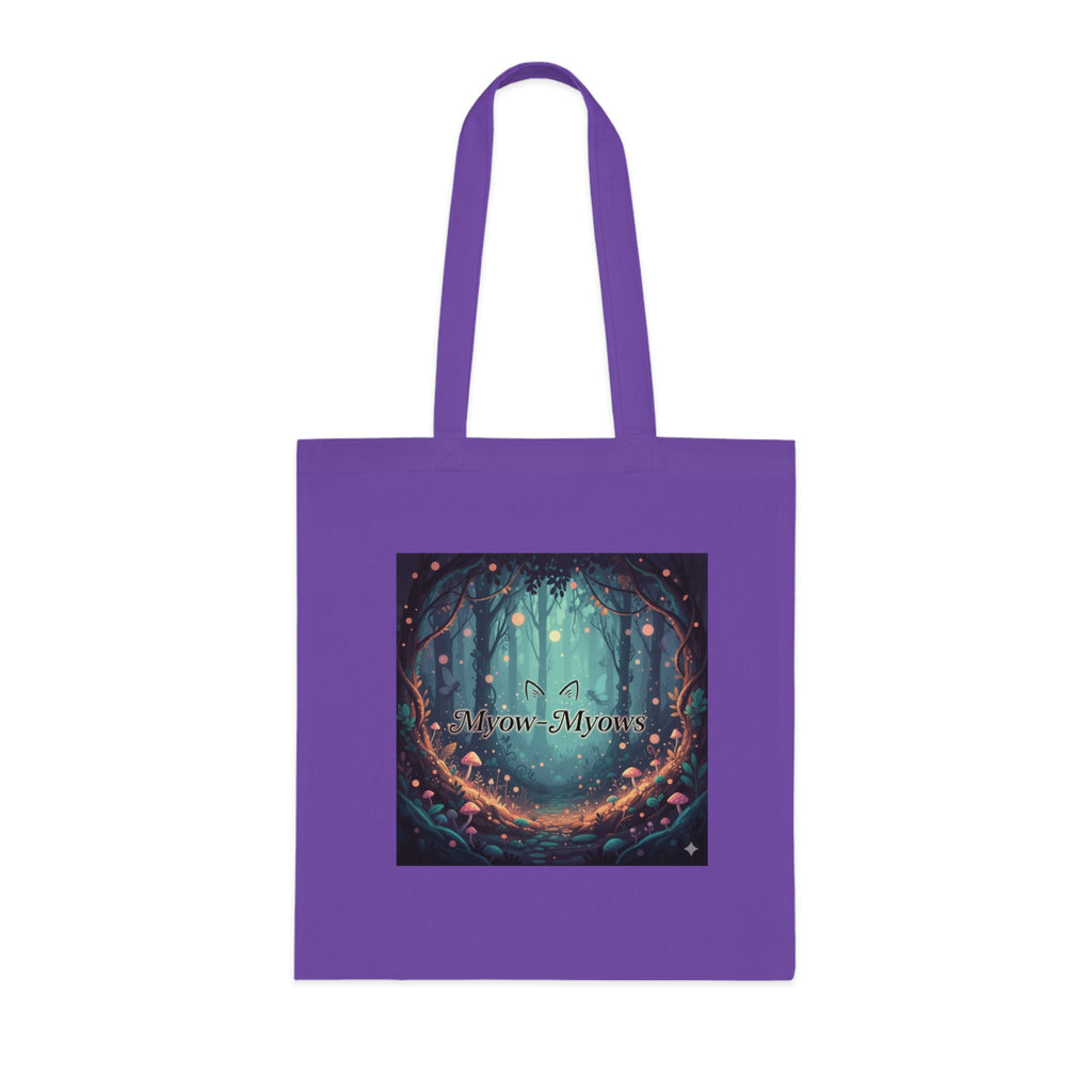 Whimsical Cat-Themed Cotton Tote Bag, Perfect for Cat Lovers, Eco-Friendly Shopping Bag, Gift for Birthdays & Holidays, Mew Mew Design