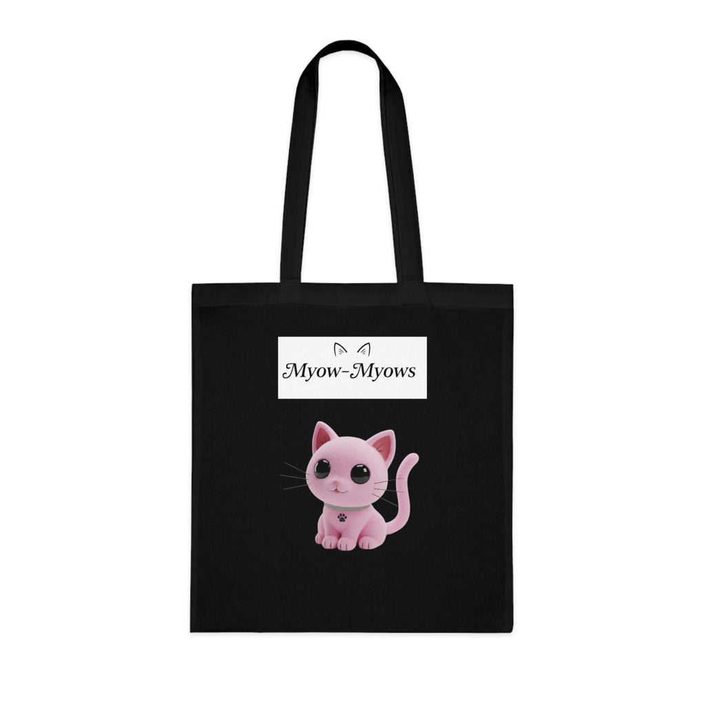 Cute Cat Graphic Cotton Tote Bag | Eco-Friendly Animal Lover Gift, Reusable Shopping Bag, Stylish Grocery Tote, Pet Owner Accessory