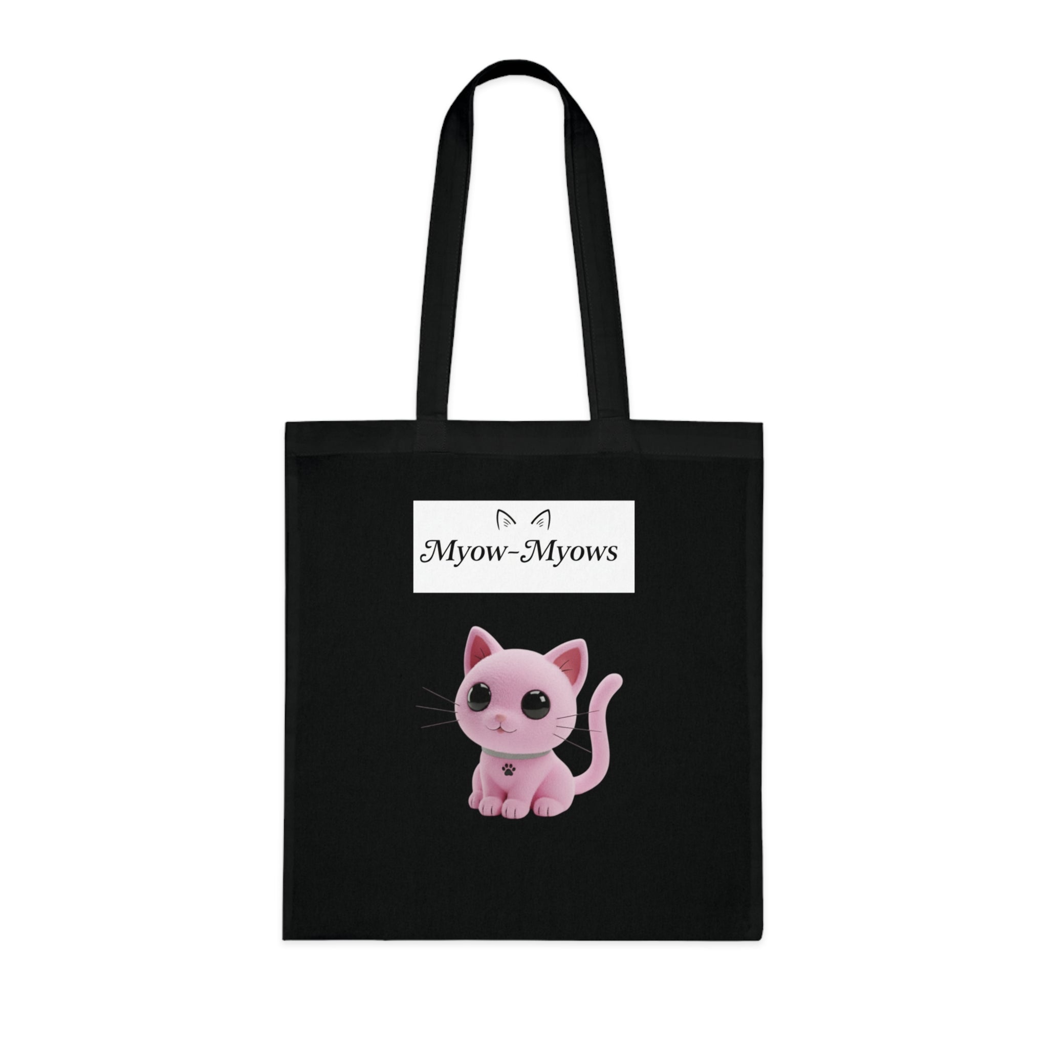 Cute Cat Graphic Cotton Tote Bag | Eco-Friendly Animal Lover Gift, Reusable Shopping Bag, Stylish Grocery Tote, Pet Owner Accessory