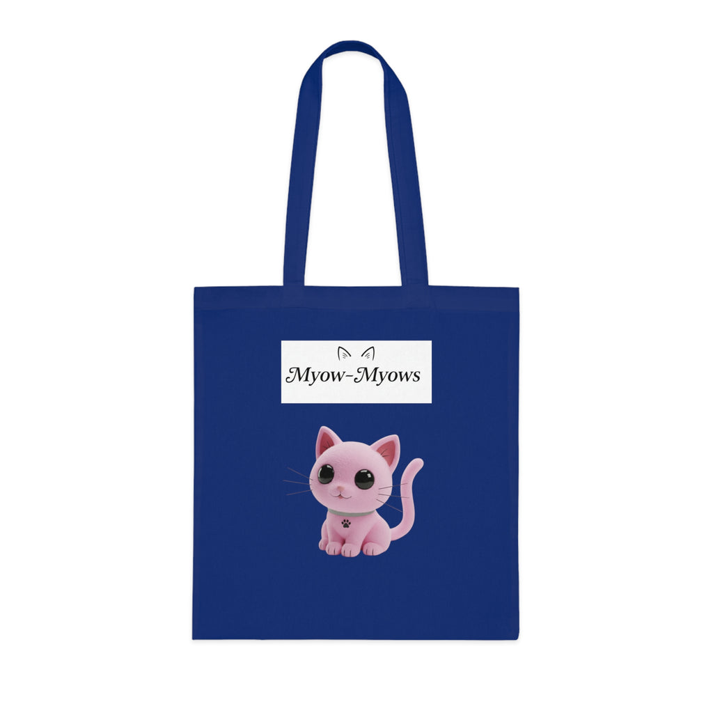 Cute Cat Graphic Cotton Tote Bag | Eco-Friendly Animal Lover Gift, Reusable Shopping Bag, Stylish Grocery Tote, Pet Owner Accessory
