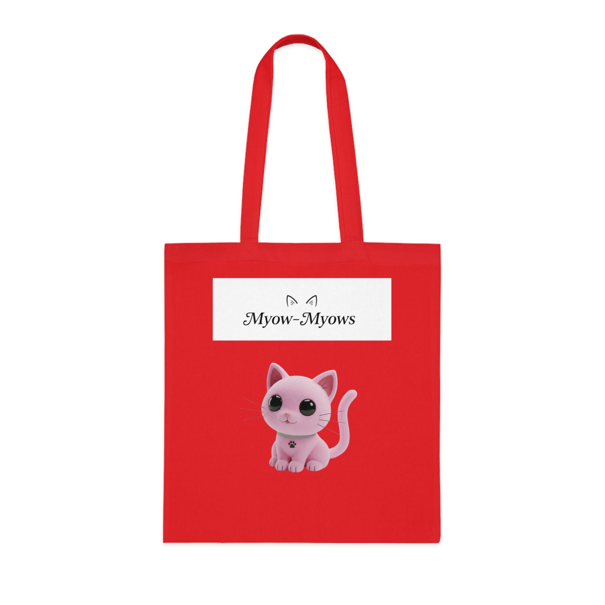 Cute Cat Graphic Cotton Tote Bag | Eco-Friendly Animal Lover Gift, Reusable Shopping Bag, Stylish Grocery Tote, Pet Owner Accessory