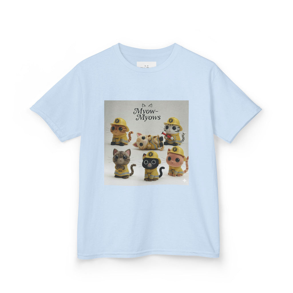 Whimsical Cat Tee for Kids, Fun Animal Shirt, Birthday Gift, Playful Kids Apparel, Pet Lover Tee