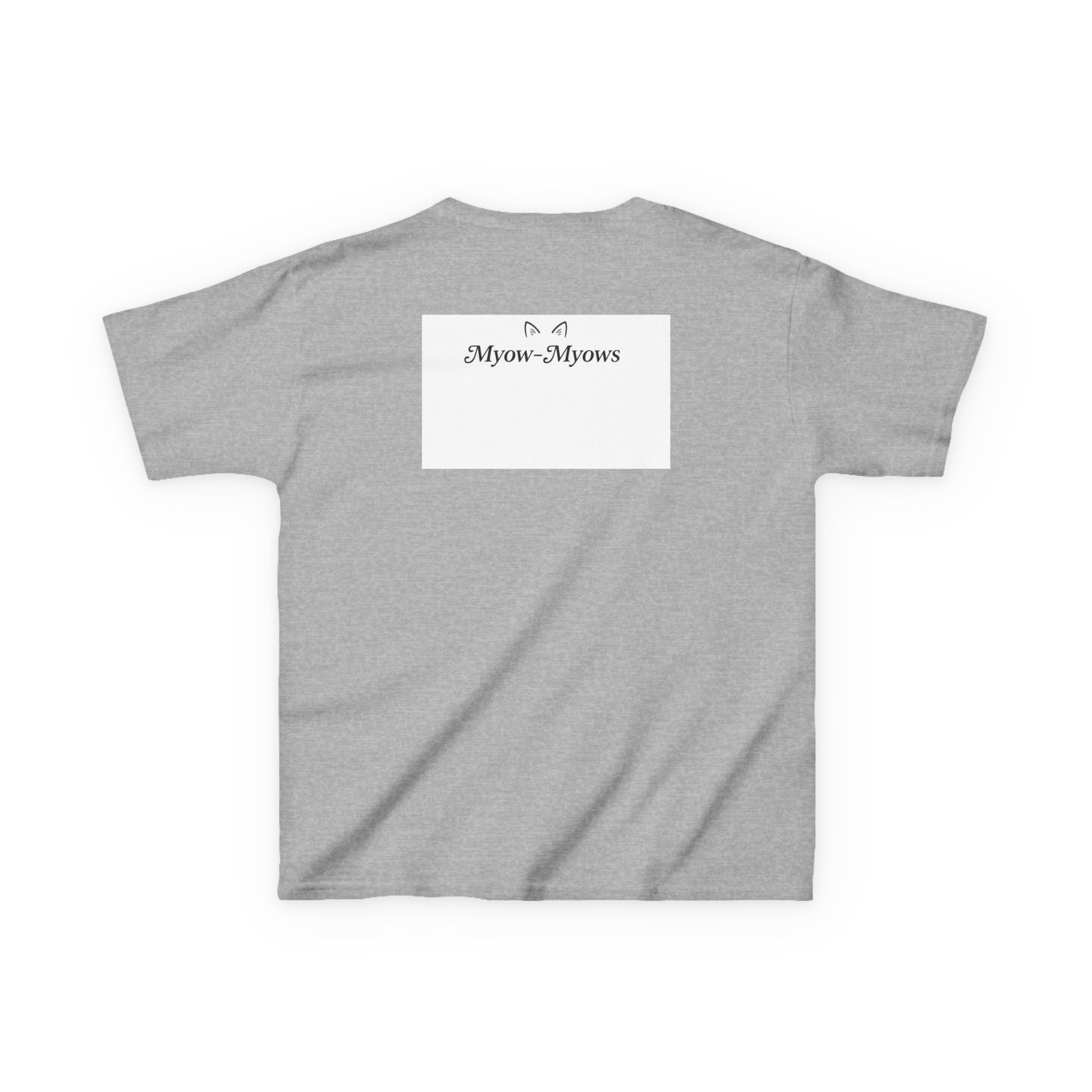 Whimsical Cat Tee for Kids, Fun Animal Shirt, Birthday Gift, Playful Kids Apparel, Pet Lover Tee