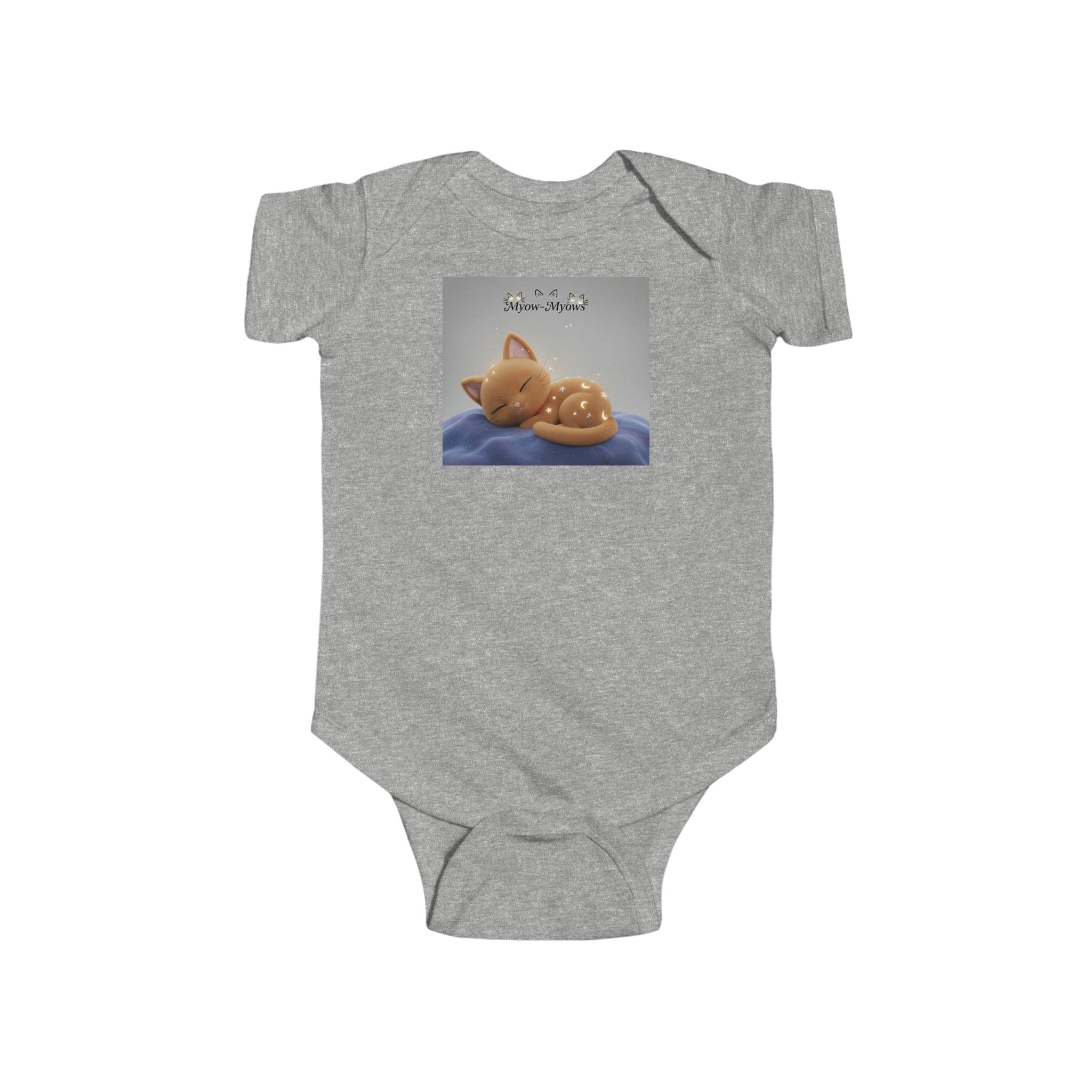Cute Cat Infant Bodysuit, Baby Shower Gift, Newborn Outfit, Comfortable Clothing, Infant Apparel, Adorable Baby Wear