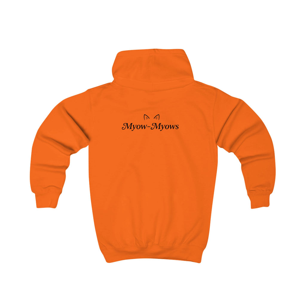 Cute Cat Myow-Myows Kids Hoodie, Adorable Animal Sweater, Fun Gift for Cat Lovers, Cozy Winter Wear, Birthday Gift, Everyday Casual