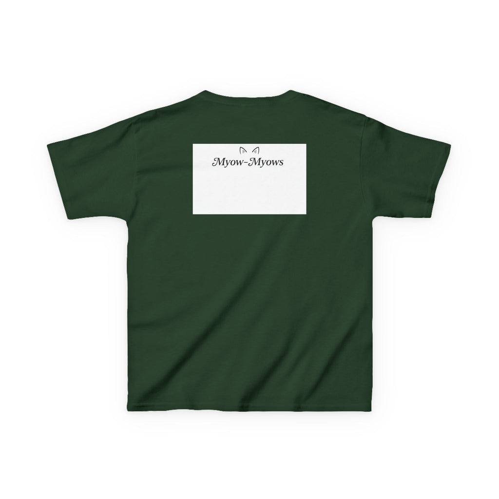 Whimsical Cat Tee for Kids, Fun Animal Shirt, Birthday Gift, Playful Kids Apparel, Pet Lover Tee