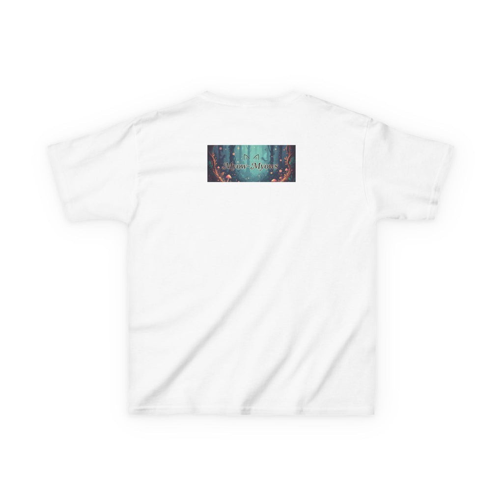 Whimsical Cat Tee for Kids, Fun Animal Shirt, Birthday Gift, Playful Kids Apparel, Pet Lover Tee