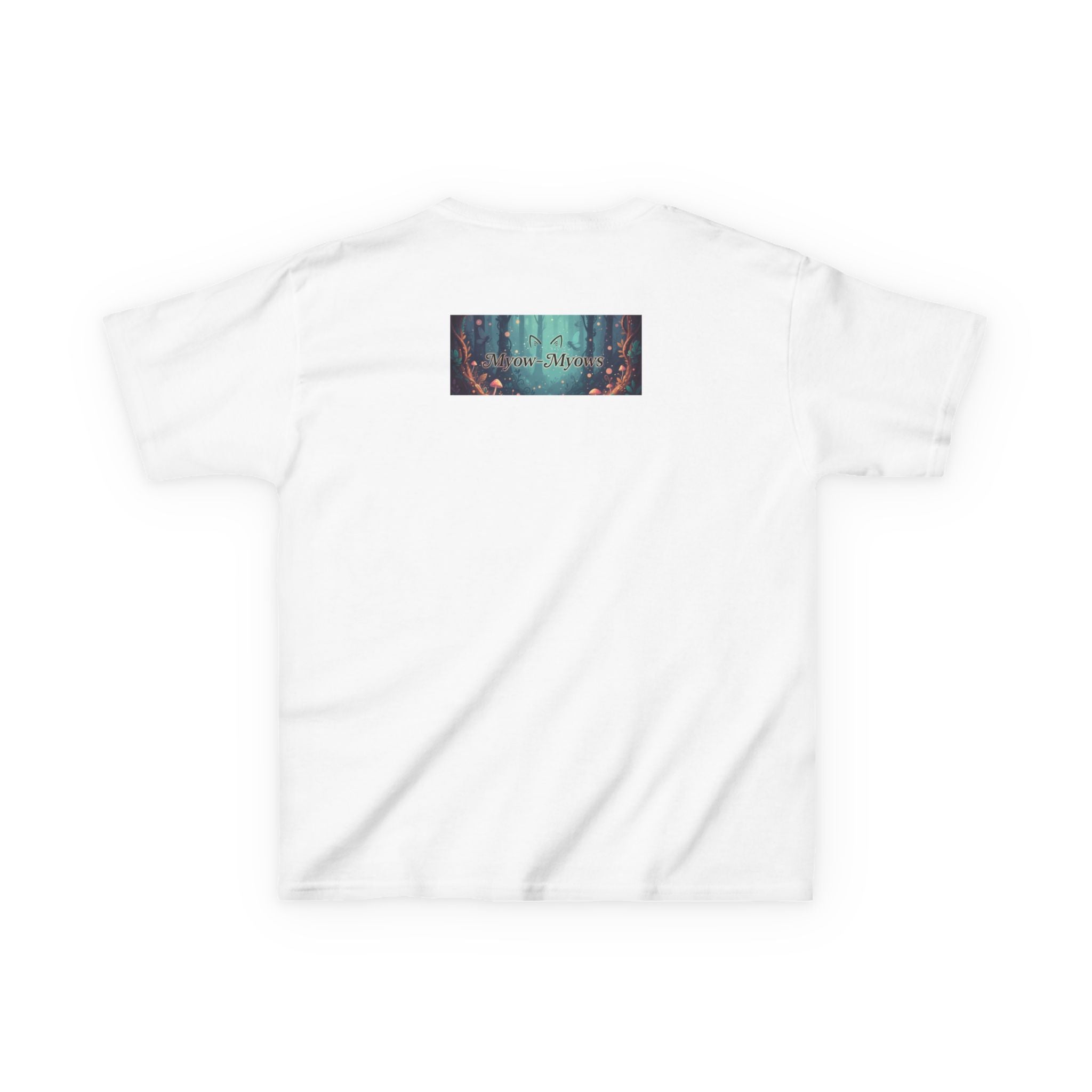 Whimsical Cat Tee for Kids, Fun Animal Shirt, Birthday Gift, Playful Kids Apparel, Pet Lover Tee