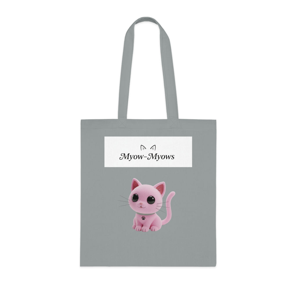 Cute Cat Graphic Cotton Tote Bag | Eco-Friendly Animal Lover Gift, Reusable Shopping Bag, Stylish Grocery Tote, Pet Owner Accessory