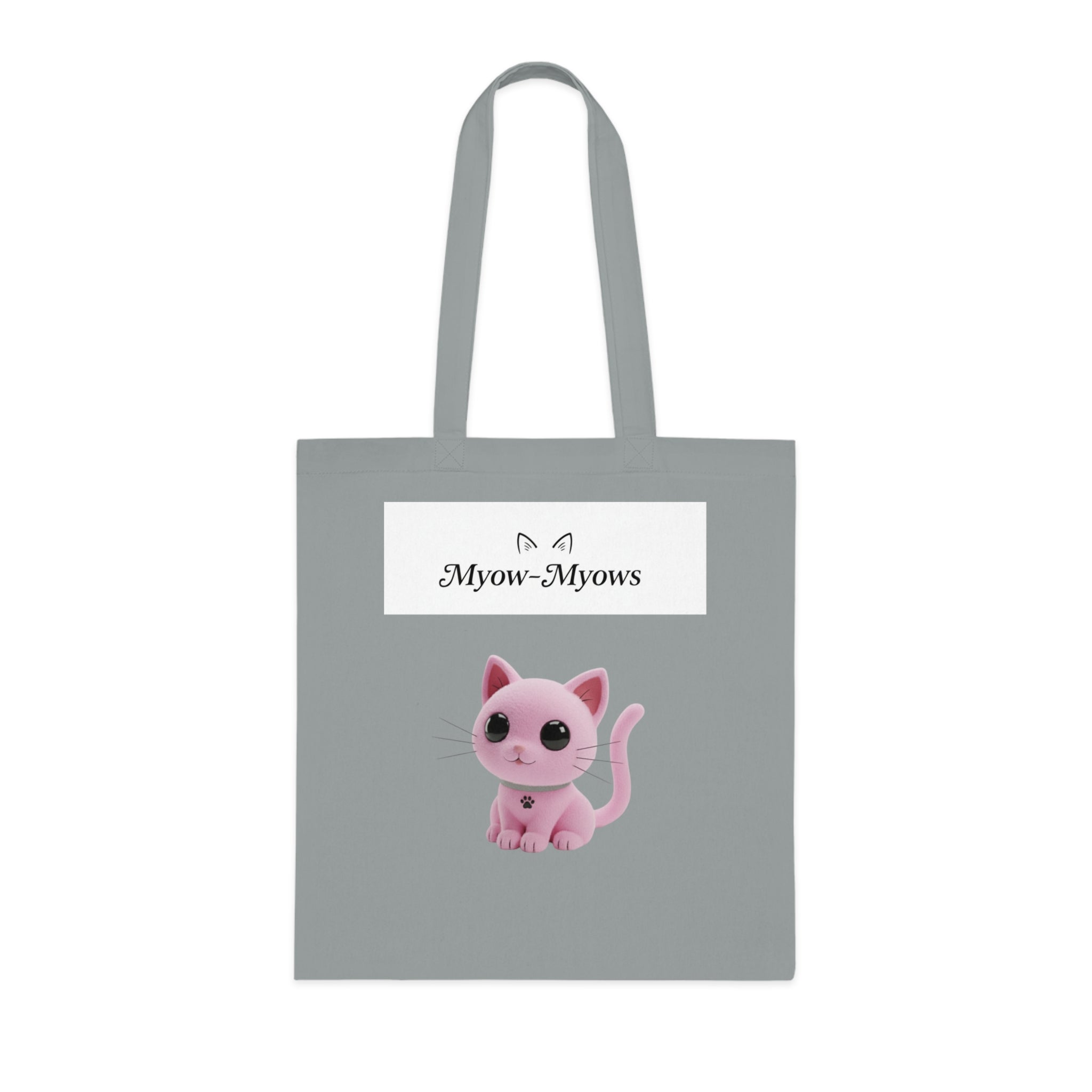 Cute Cat Graphic Cotton Tote Bag | Eco-Friendly Animal Lover Gift, Reusable Shopping Bag, Stylish Grocery Tote, Pet Owner Accessory