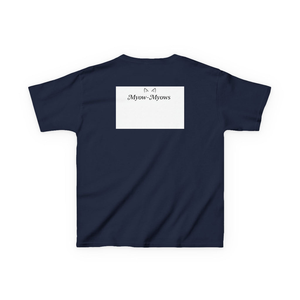 Whimsical Cat Tee for Kids, Fun Animal Shirt, Birthday Gift, Playful Kids Apparel, Pet Lover Tee