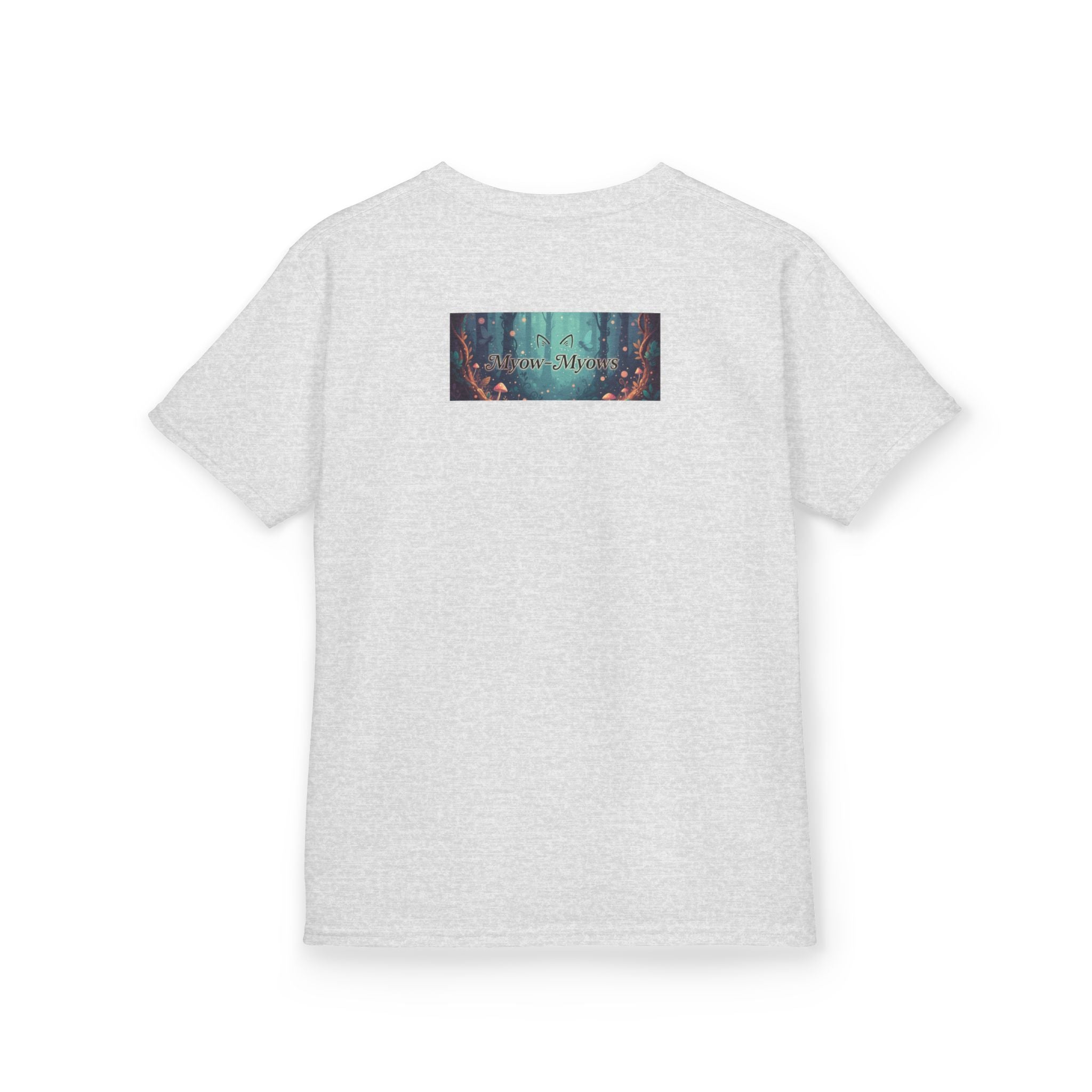 Whimsical Cat Tee for Kids, Fun Animal Shirt, Birthday Gift, Playful Kids Apparel, Pet Lover Tee