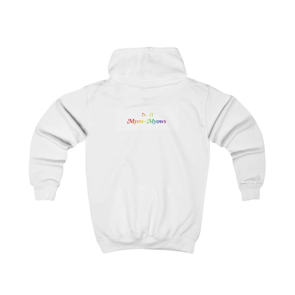 Kids Hoodie, Cat Design, Cute Cat Sweatshirt, Cat Lover Gift, Kids Fall Apparel