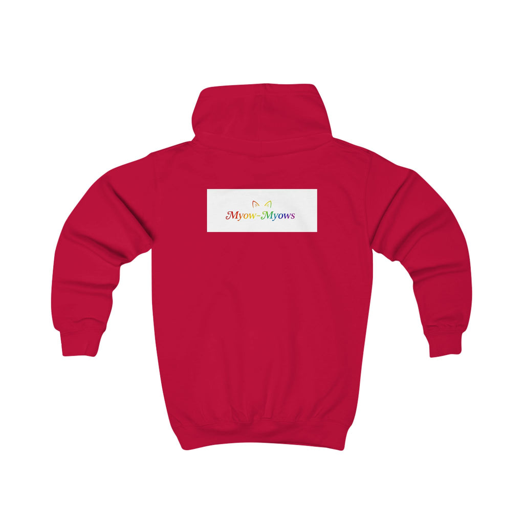 Kids Hoodie, Cat Design, Cute Cat Sweatshirt, Cat Lover Gift, Kids Fall Apparel