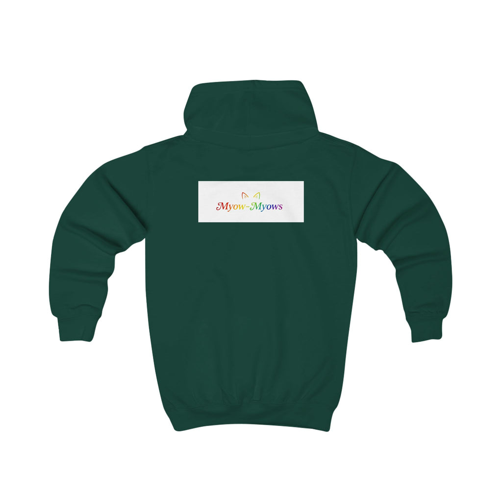 Kids Hoodie, Cat Design, Cute Cat Sweatshirt, Cat Lover Gift, Kids Fall Apparel