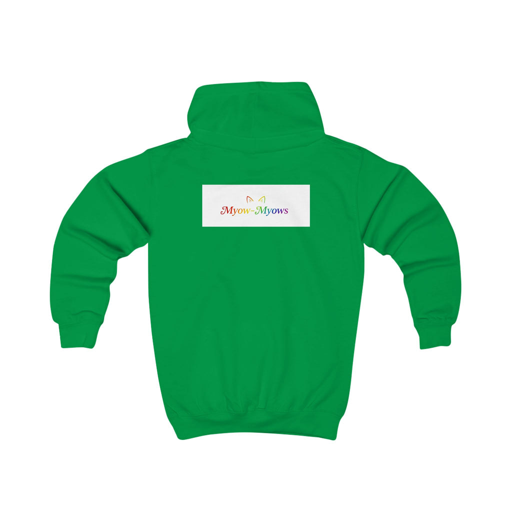 Kids Hoodie, Cat Design, Cute Cat Sweatshirt, Cat Lover Gift, Kids Fall Apparel