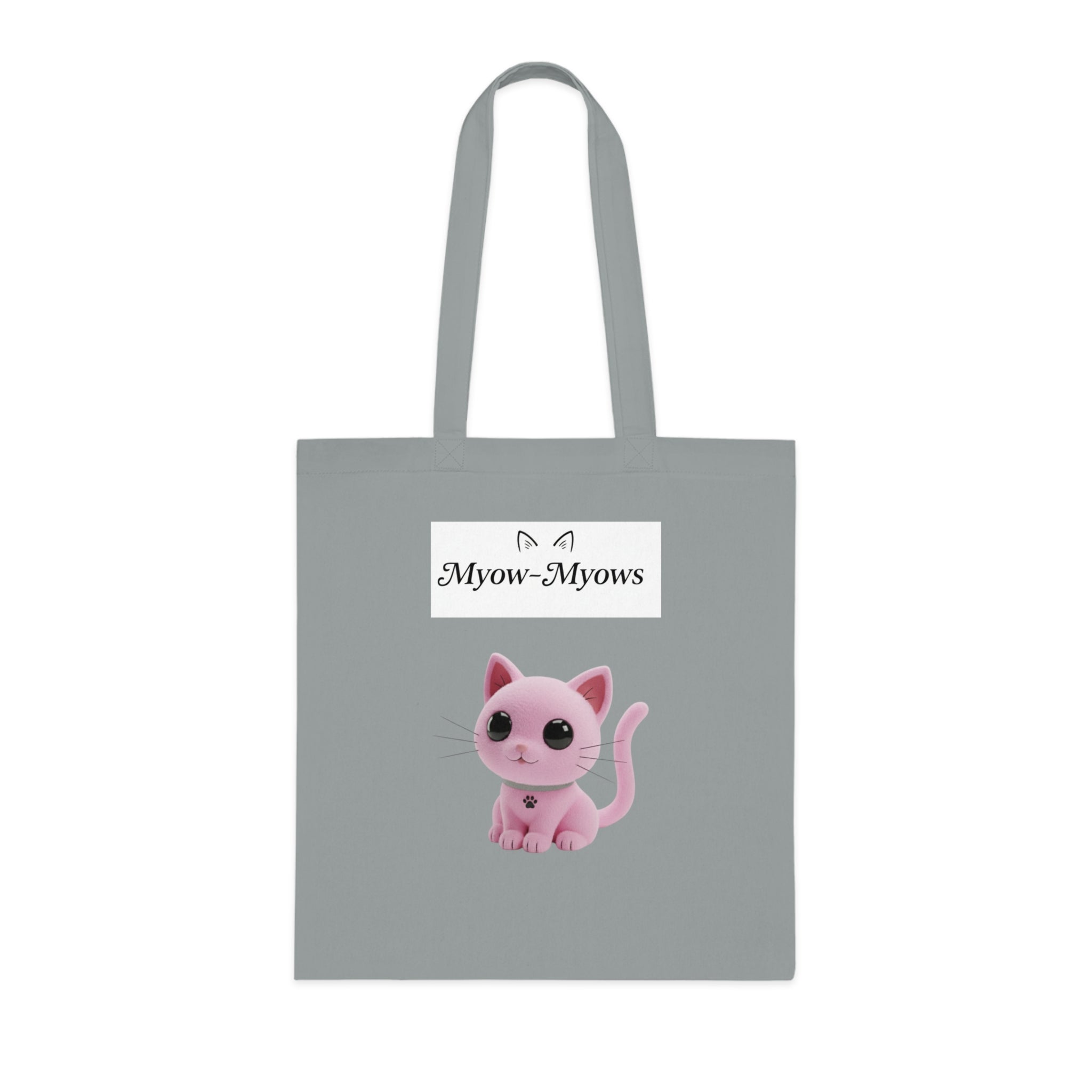Cute Cat Graphic Cotton Tote Bag | Eco-Friendly Animal Lover Gift, Reusable Shopping Bag, Stylish Grocery Tote, Pet Owner Accessory