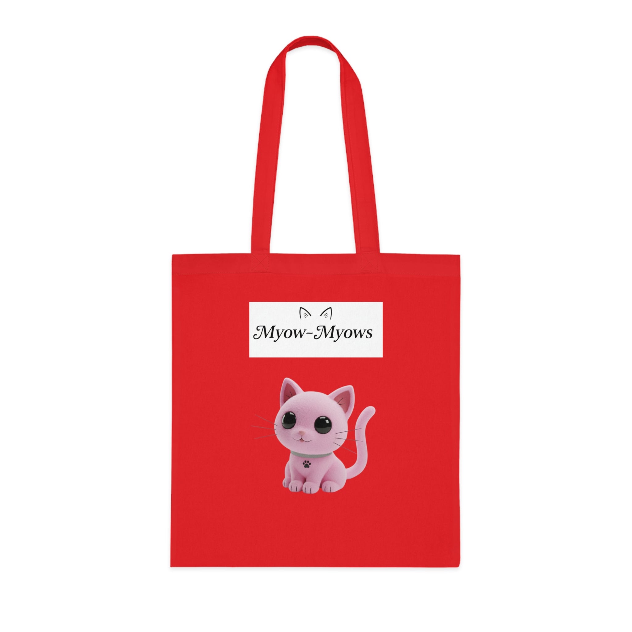 Cute Cat Graphic Cotton Tote Bag | Eco-Friendly Animal Lover Gift, Reusable Shopping Bag, Stylish Grocery Tote, Pet Owner Accessory