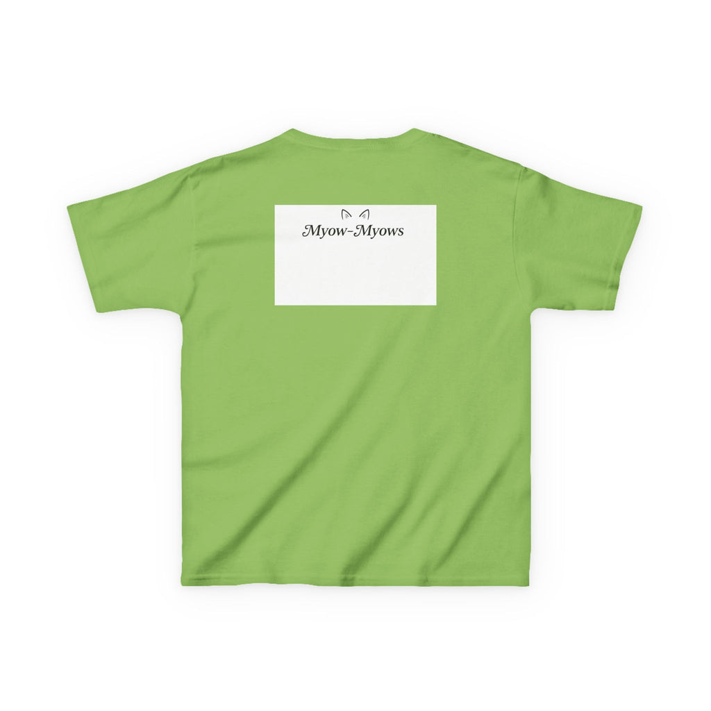 Whimsical Cat Tee for Kids, Fun Animal Shirt, Birthday Gift, Playful Kids Apparel, Pet Lover Tee