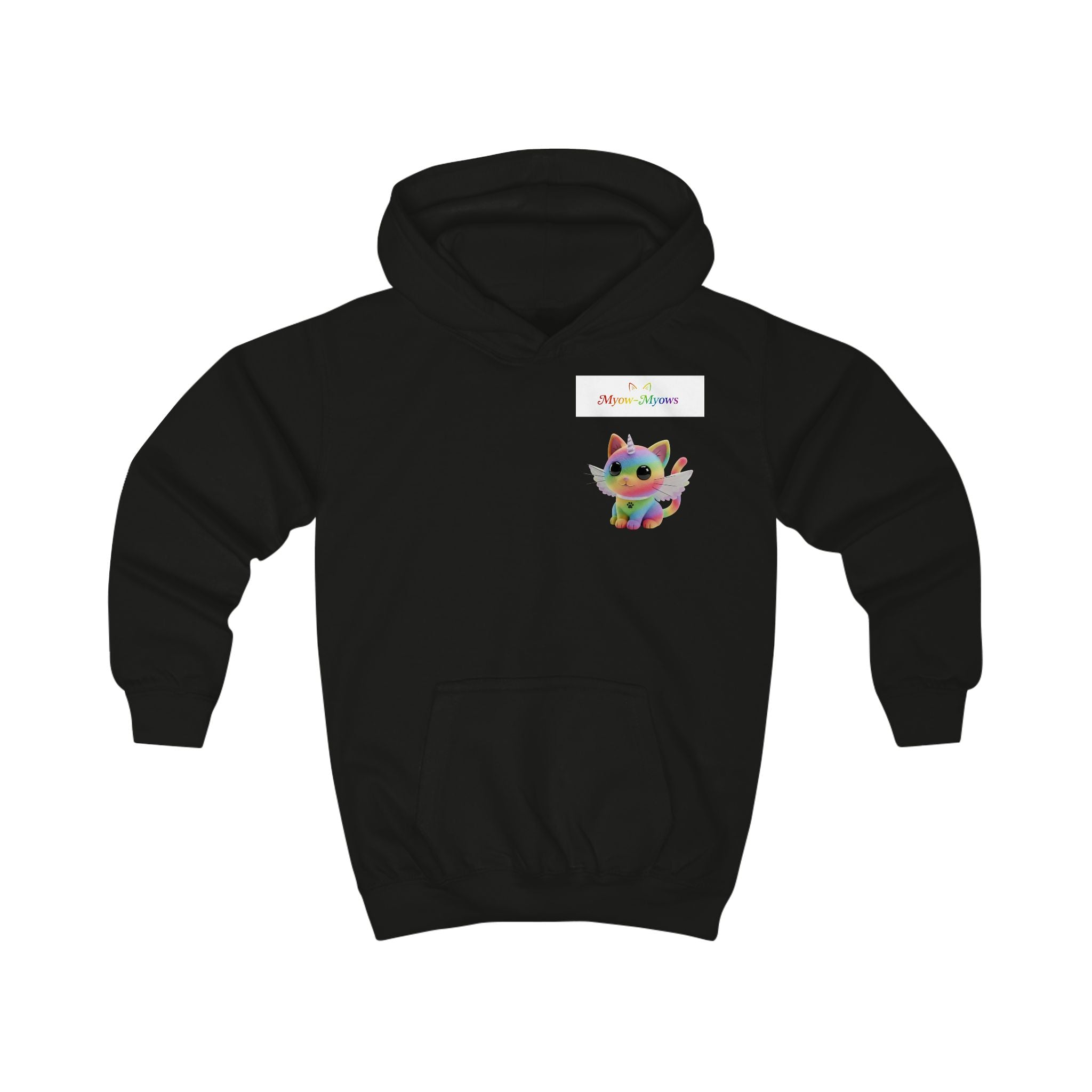 Kids Hoodie, Cat Design, Cute Cat Sweatshirt, Cat Lover Gift, Kids Fall Apparel