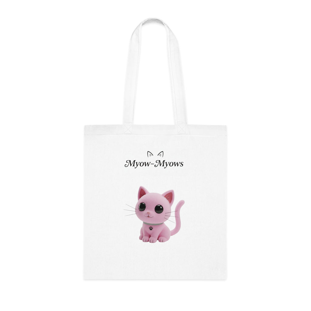 Cute Cat Graphic Cotton Tote Bag | Eco-Friendly Animal Lover Gift, Reusable Shopping Bag, Stylish Grocery Tote, Pet Owner Accessory